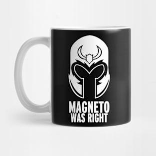 White Magneto Helmet Mug